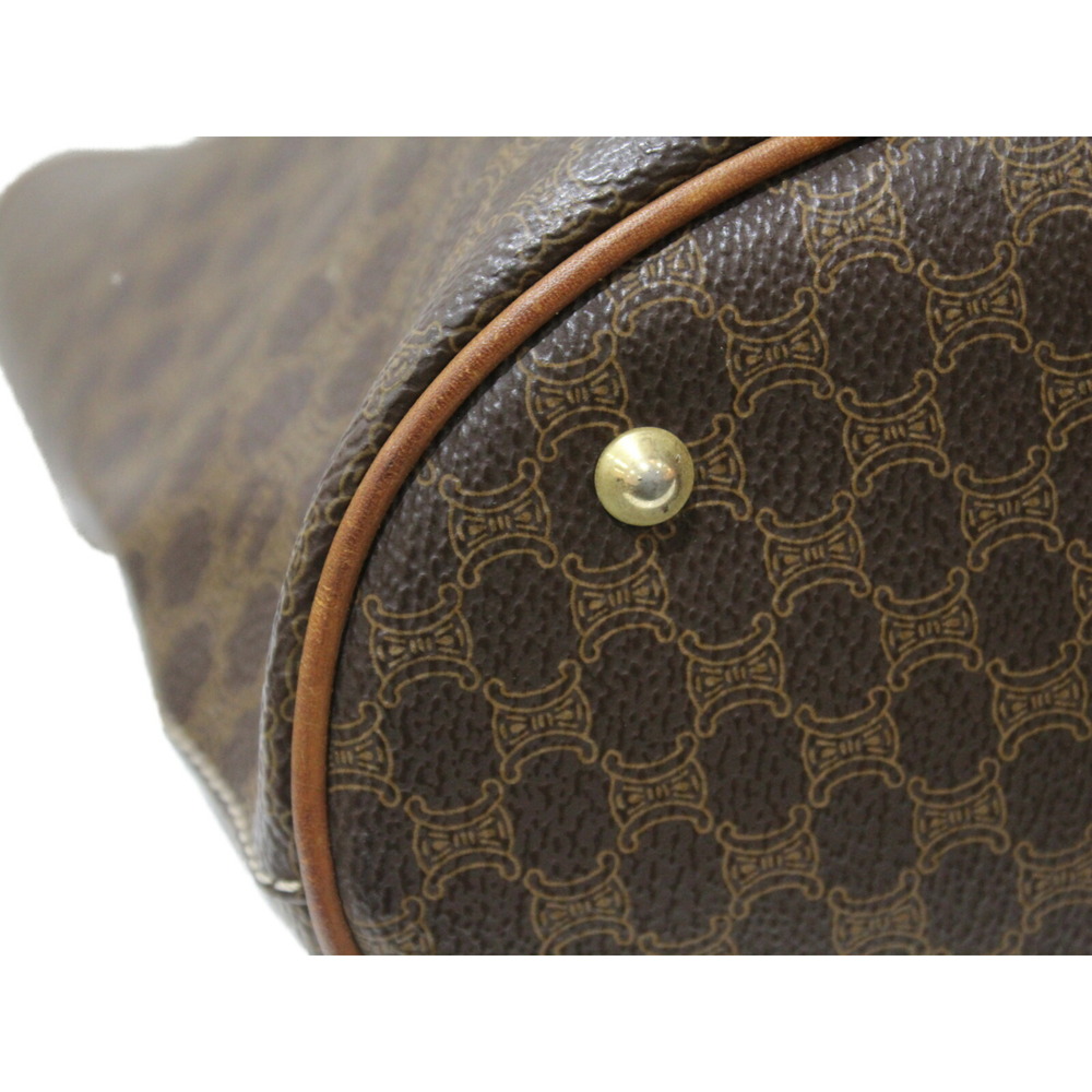Celine Macadam Leather Tote Bag Brown - Picture 6 of 7